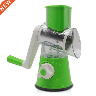 3 In 1 Manual Rotary Cheese Grater, Handheld Shredder Slicer