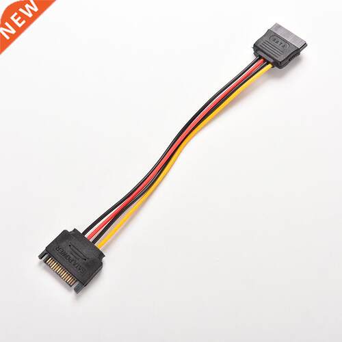 1PC 15 Pin SATA Male to Female 15 Pin 15P SATA Adapter Power
