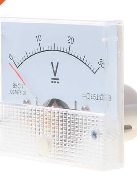 85C1 DC Analog Panel Volt Voltage Meter Voltmeter Gauge Mech