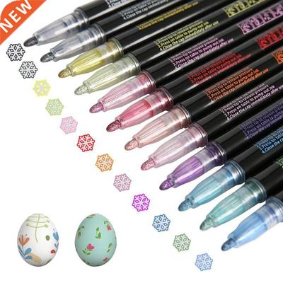 12/8pcs/set Metal Paint Marker Pen Diy Album Scrapbooking O