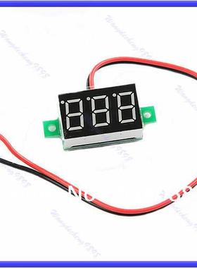 LED DC2.7-30V Green Volt Meter Display Voltmeter Self-Powere