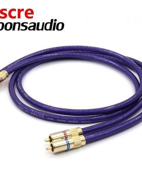 Pair Van Den Hul MC-SILVER IT 65 RCA Audio Interconnect Cal