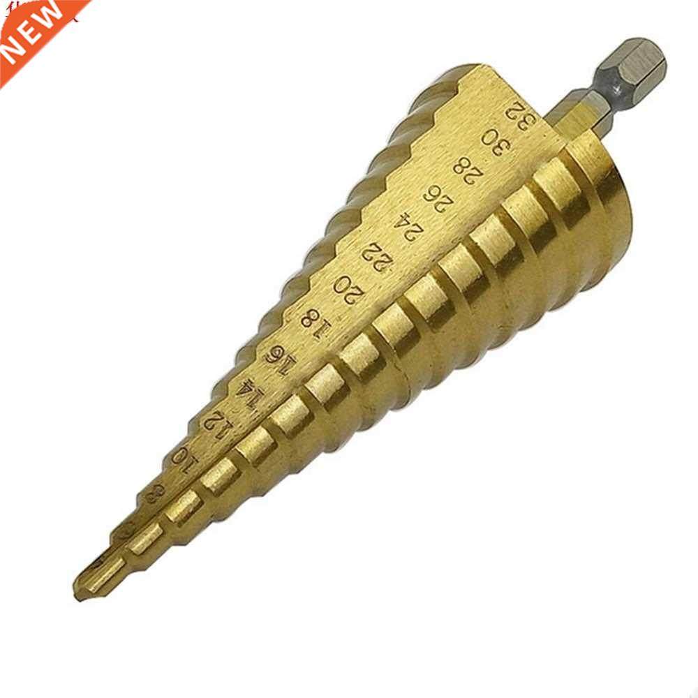 3pc HSS Step Drill Bit Set Cone Hole Cutter Taper Metric 4-1