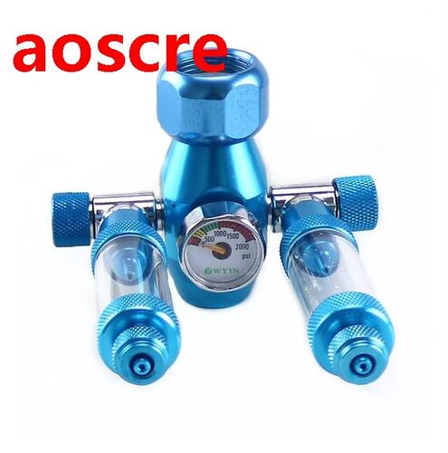 Aquarium CO2 Regulator with Check magneticSolenoidValve Carb