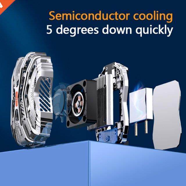 Phone Radiator Cooling Fan with Semi-Conductor Cooling Chip,