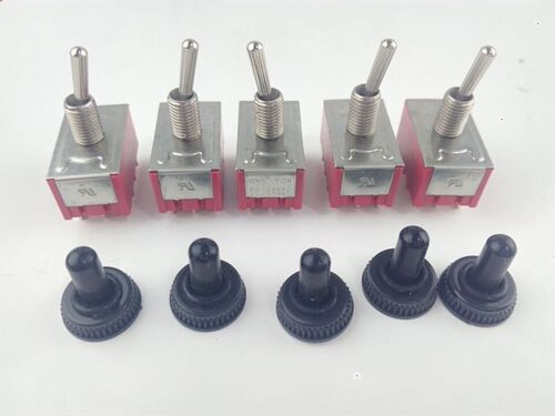 5pcs MTS-403 toggle switch four road 12 feet 2 hole 6mm togg