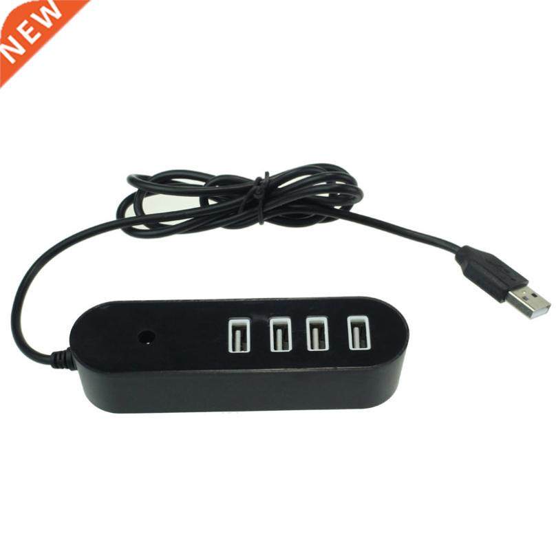 4 Port USB USB 2.0 HUB Power Adapter USB Splitter For Notebo