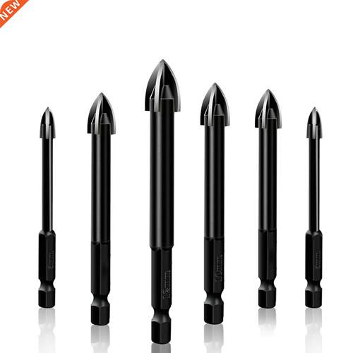 1-12mm Cross Triangle Drill Bit Set Glass Ceramic Tile Drill