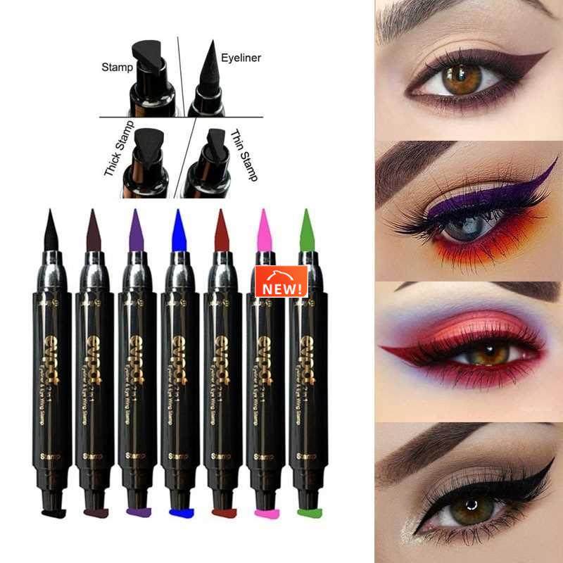 Liquid Colorful Eyeliner Stamp Marker Pencil Waterproof