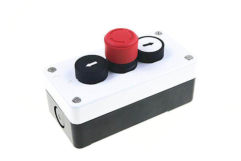 Emergency stop button, arrow button, 3 hole waterproof butto