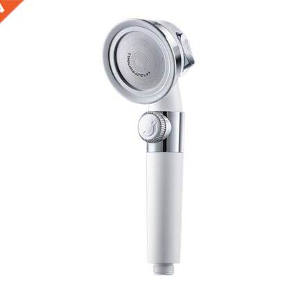 Pressurized Shower Head ABS Punch-Free Stop Button Water Sav