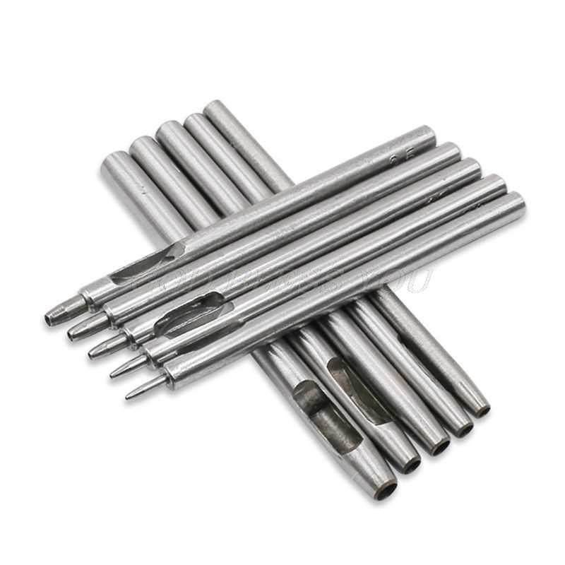 10Pcs 0.5mm-5mm Leather Hole Punch Cutter Working Tools for