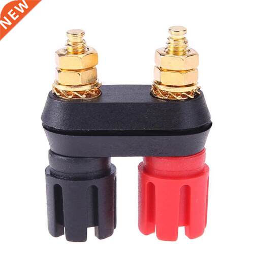Amplifier Speaker Banana plugs Couple Terminals Red Black Co
