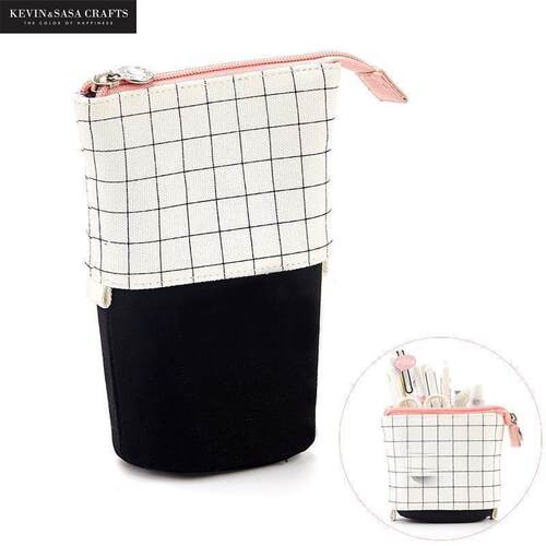 Flexible Big Pencil Case Fabric Quality School Supplies Pen
