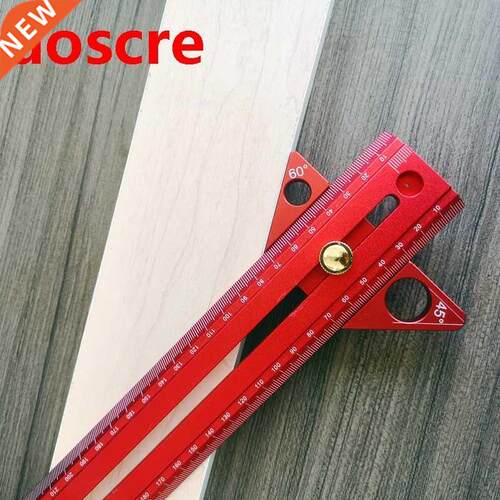 Woodworking Scribing Ruler 300-600MM Hole Scribing Multi-ang