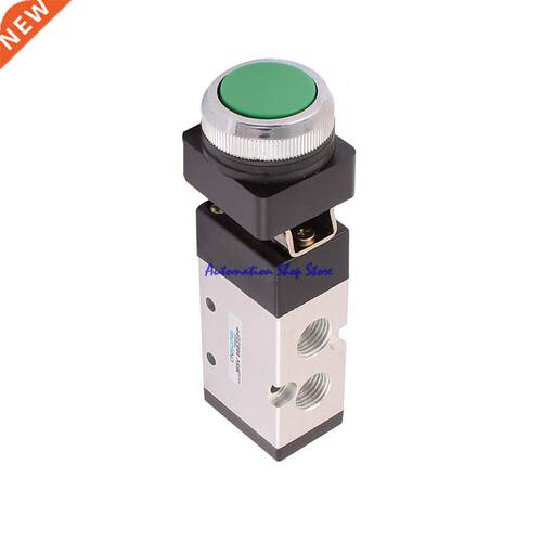 Push Button Air Valve  Right Pneumatics MV522 Series Mechani