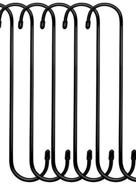 6 Pack Extra Long S Hooks 10 Inch X-Large S Shaped Hooks Hea
