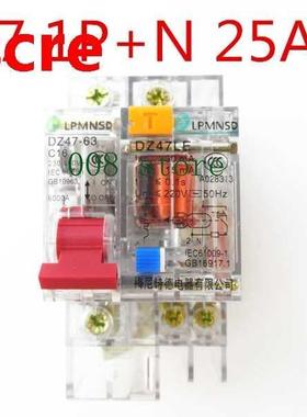 Free shipping DZ47 25A 1P+N Residual current Circuit breaker