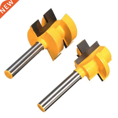 2Pcs Tongue & Groove Huge Crown Molding Router Bit 1/4 i