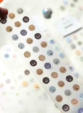 Mohamm 1Pcs Cartoon Smiley PET Washi Masking Tape Creative S