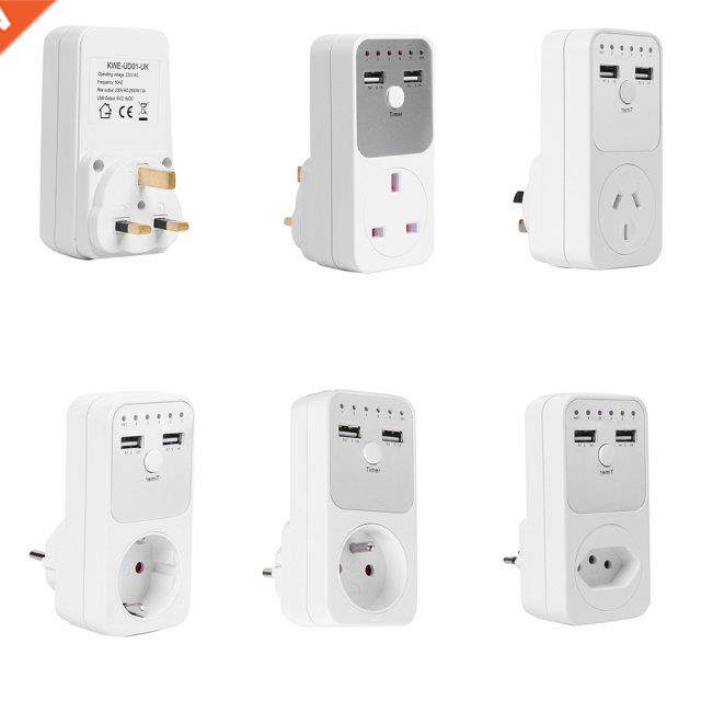 Kitchen Timer Outlet AU UK FR BR EU Plug Intelligent Countdo