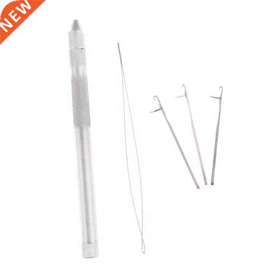 Professional Stainless Steel Hair Extension Tools Sliver Hai