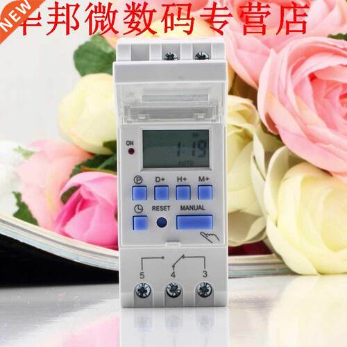 LCD Programmeerbare Tijdschakelaar THC 15A DC 110 V AC 220 V