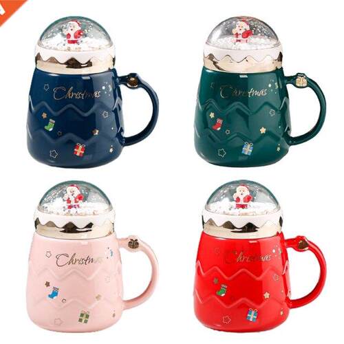 Santa Claus Ceramic Coffee Mug for Coffee Shop Kicthen Resta