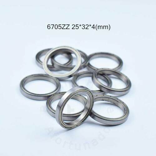 10pcs 6705ZZ 25*2*4(mm) chrome steel Metal Sealed High sp