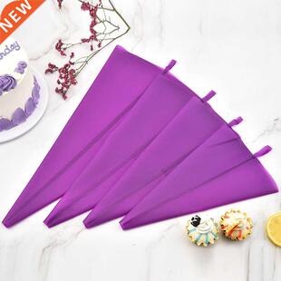 Silicone Icing Piping Pastry Bags Reusable Cream Bag Cup