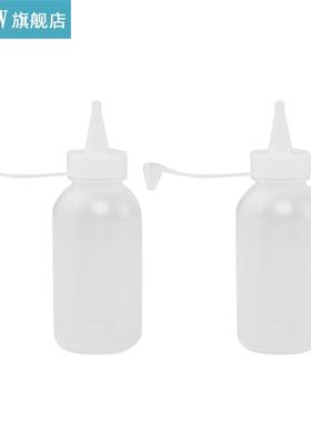 2pcs 100ML Plastic Sauce Squeezer Bottle Dispensing Bouteill