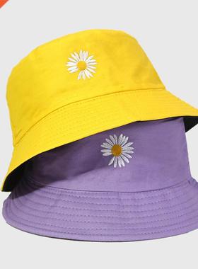 Little Embroiy Daisy Bucket Hats For Women And Men Summer