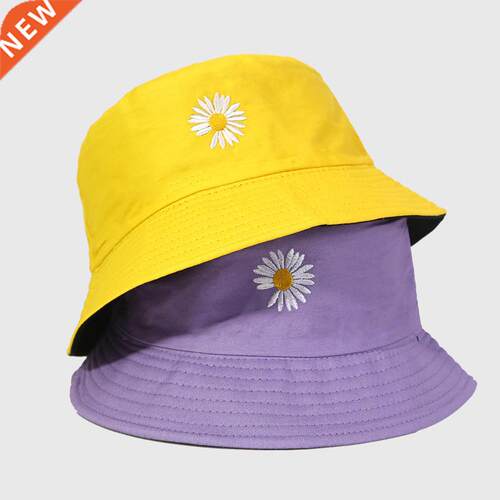 Little Embroiy Daisy Bucket Hats For Women And Men Summer