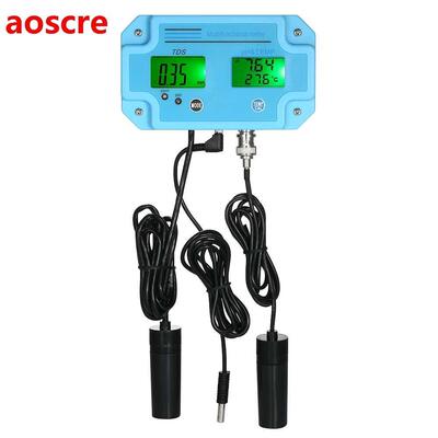 Professional Meter Water Detector 3 in 1 pH/TDS/TEMP LCD Dig