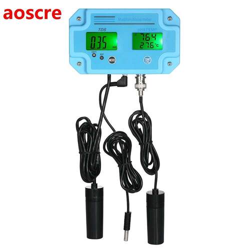 Professional Meter Water Detector 3 in 1 pH/TDS/TEMP LCD Dig