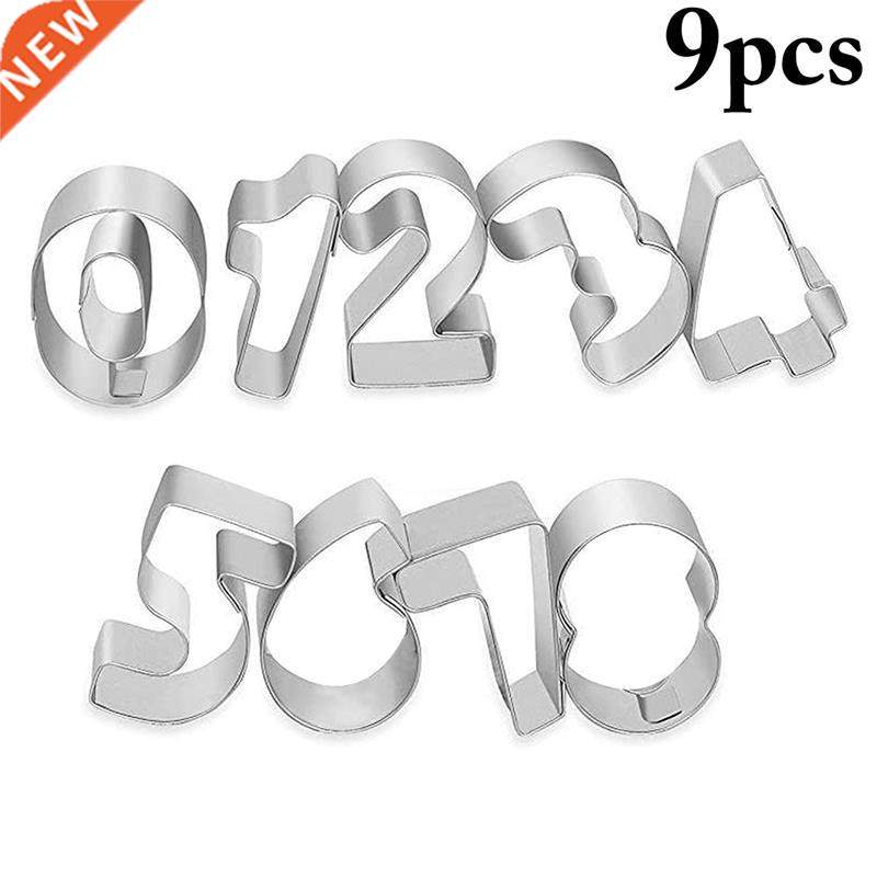 9pcs Cookie Pary Maker Portable Cookie Cutter ainless