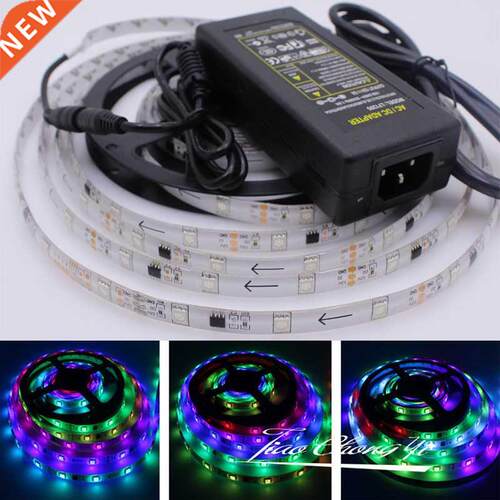 5M WS2811 5050 Horse Race RGB Full color 150LED strip IP65 +