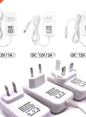 DC12V 1A 2A 3A Adapter power supply white cover 12V Transfor