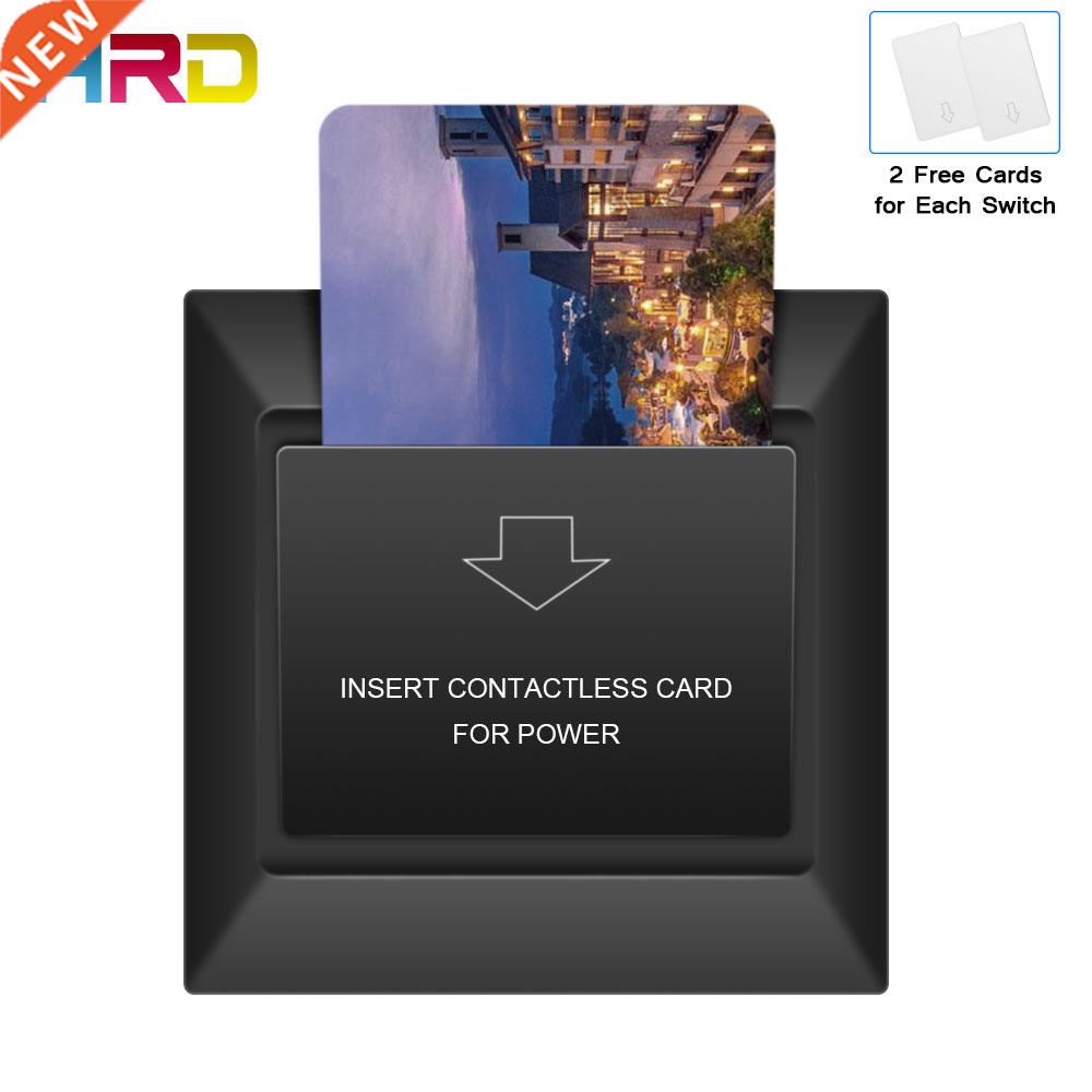 NEW black hotel card switch 125KHz temic motel rfid contact