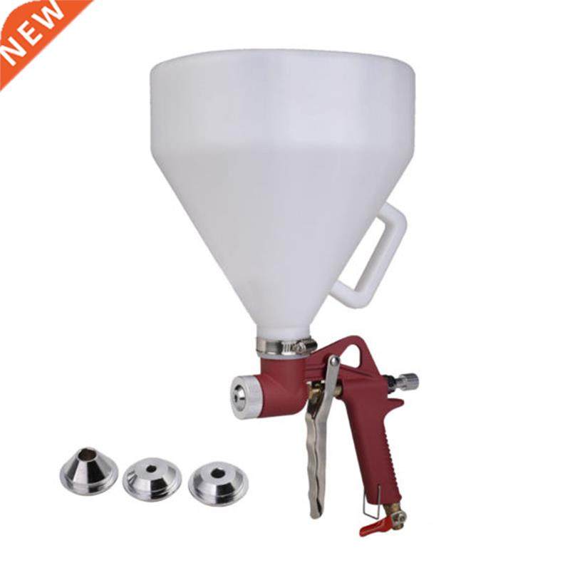 Spray Gun With 5L White Hopper 4mm/6mm/8mm Three Nozzles Air