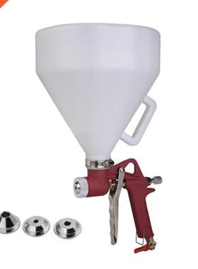 Spray Gun With 5L White Hopper 4mm/6mm/8mm Three Nozzles Air
