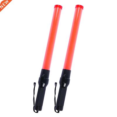 2pcs 21inch Anti Slip Handle Wand Signal 2 Flashing Modes Po