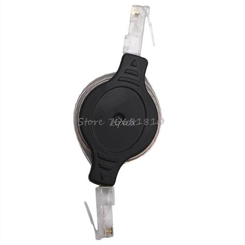 1.5M 5FT Retractable RJ45 LAN Internet Cable Cord For Comput
