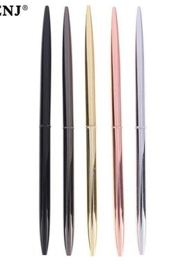 Creative Slim Metal Ballpoint Pen Vintage Gold Silver Ball P