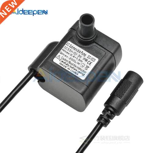 DC 5V 12V 3W 200L/H Micro USB Submersible Water Pump DC 102
