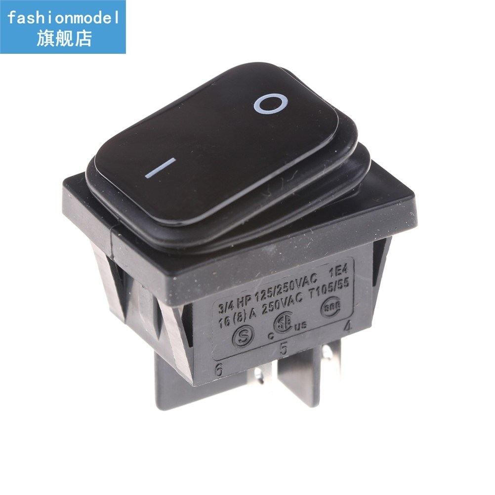 1pcs 4PIN ON/OFF Boat Rocker 16A 250V Car Dash Dashboard Bla