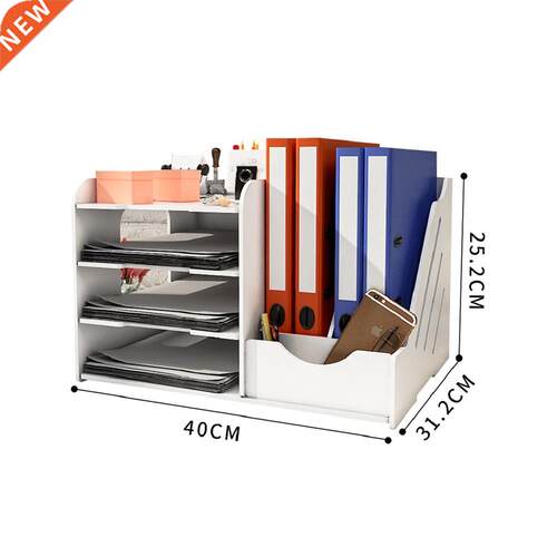 Book Magazine Holder Desk Organizer Stationery Storage Stand