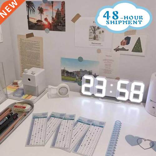 Nordic Digital Alarm Clocks Wall Clocks Hanging Watch Snooze