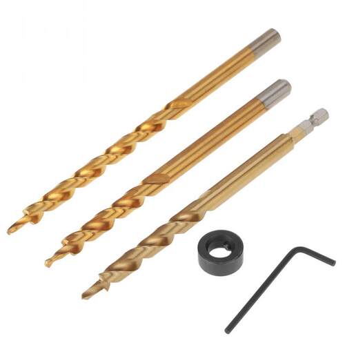 Woodworking Locator Set Inclined-hole Positioner Twist Drill