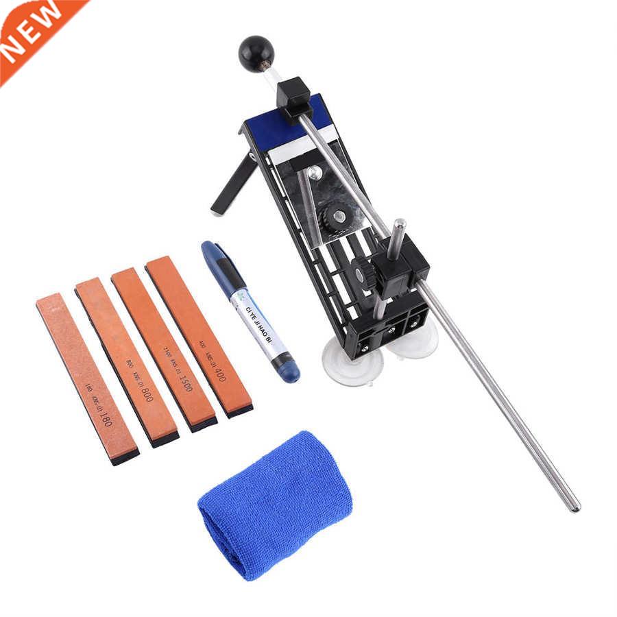 Kitchen Knife Sharpener Fixed-angle Sharpener with 4 whetsto